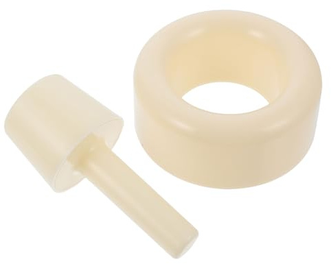IMIKEYA Moule Bol Glace Réutilisable Beige pour Glaces Maison DIY Outil Pratique pour Façonner Coupelles de Crème Glacée Accessoire Cuisine Familiale et Boutique Dessert