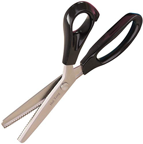 Hui Tong zackenschere stoff Robuste und Scharfe, Zickzackschere & Wellenschnitt Schere (Zickzack 3mm)