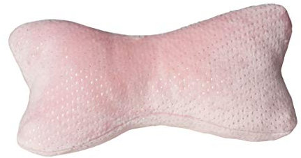 Biona Lesekissen/Leseknochen/Knochenkissen 35x18 cm + Ökotex (Vlies rosa, mit Innlet)