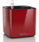 LECHUZA CUBE Glossy 14 scarlet rot highgloss 13512