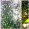LEMON CLOUD Window Film Privacy, Frosted Opaque Glass Films, Non Adhesive Static Cling Heat Control, Tint Decorative Film, for Bathroom Living Room Rental House, Tulip (44.5x400cm)
