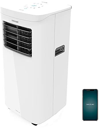 Cecotec ForceClima 9350 Connected Heating Klimaanlage, 1000 W, 9000 BTU, Springseil und WiFi-Steuerung (7450 Touch Connected (4 Modi))