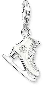 THOMAS SABO Damen Charm-Anhänger Stern & Mond Charm Club 925 Sterling Silber 1794-051-14