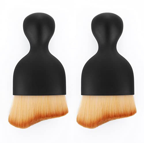 Cobee Auto Innenreinigung Weiche Bürste. Kein Kratzer, 2 Pakete Auto Reinigungsbürsten Stauber mit weichen Borsten, Armaturenbrett Air Outlet Gap Staub Entfernung Bürsten für Automovie (Stil A)