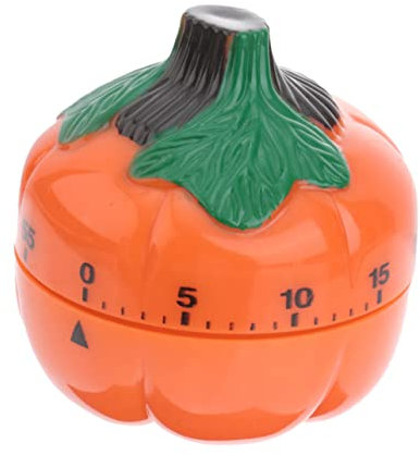 Gadpiparty Timer Da Cucina Forma Di Zucca Minuti Conto Minore Meccanico Timer Per Cottura Pasticceria Lavoro Studio Promemoria