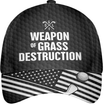 452 Herren Damen Basecap Waffe Der Grasvernichtung Golf Trucker Kappe Baumwolle Angeln Hüte Leicht Baseballkappe Für Kletter Draussen Wander