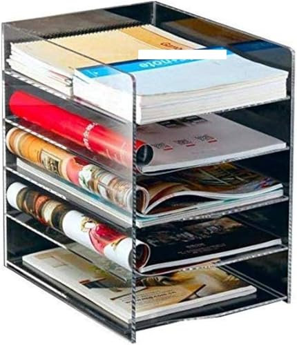 An der Wand montierter Dokumentenhalter, Briefhalter for Zeitschriften, Aktenschränke, Aktenschränke, transparente Farbe, Acryl, Zeitschriftenständer, Rahmen, Aktenteiler, Präsentationsständer, Aufbew