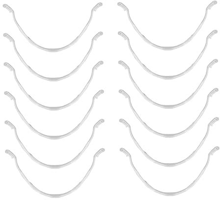 NIYANGLE 12pcs Reusable Respiratory Mask Support Straps Face Mask Protection Strip Light Weight Expand Mask Space Snap Design Anti-slip U-shape for Comfortable Fit