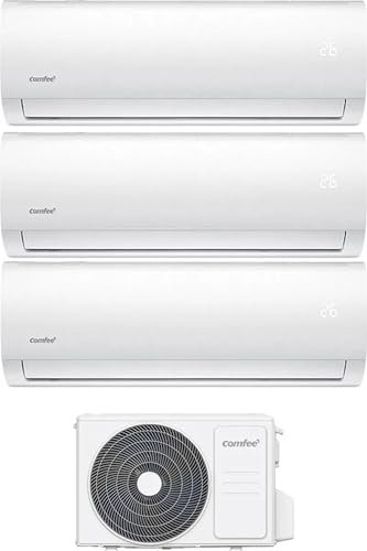 Climatizzatore Trial Split, 9000 + 9000 + 12000 Btu, con Pompa di Calore, Classe energetica A++/A+