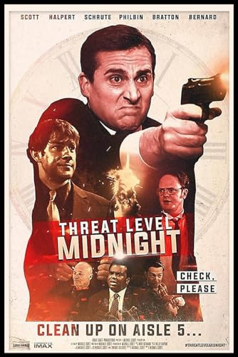 Threat Level Midnight Notebook: 110 Pages of 6 x 9 College-Ruled Paper for Writing, Journaling, and Creative Storytelling