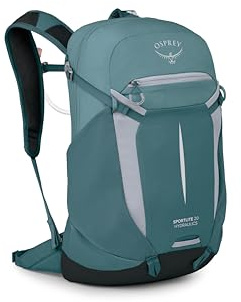 Osprey Sportlite Wanderrucksack, 20L, Torrent Blue | Tagesrucksack, Reise-Tagesrucksack, Campingrucksack, blau, OS-Größe