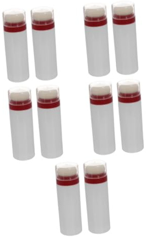 Gatuida 5 Sätze Babypuder Puff Flasche Talkum Pulverbehälter Für Unterwegs Praktische Aufbewahrung Mit Sanftem Puff Für Neugeborene Für Junge Eltern 2 Stück * 5