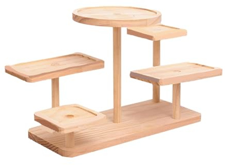 Bosiyrggrl Display Riser Desktop Cabinet Organizer for Collection Flower Pot for Cupcake Party