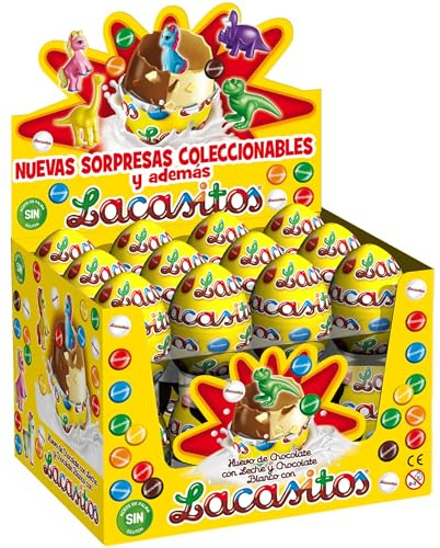 Huevo de Lacasitos -24 uds - Chocolate + sorpresa