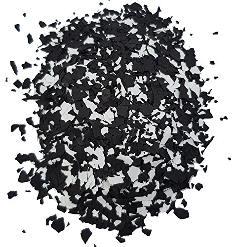 Farbchips für Epoxidharz Bodenbeschichtung Colorchips Schwarz-Weiss - 5Kg