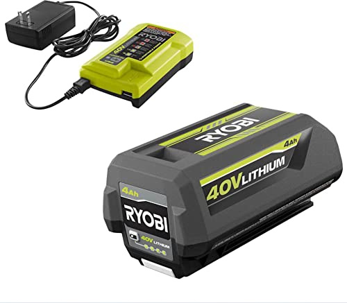 Ryobi Kit batteria 40 V e caricabatterie 4,0 Ah agli ioni di litio OEM OP4040 + OP403A