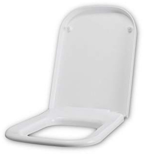 Copriwater per GALASSIA MEG11 come ORIGINALE TERMOINDURENTE BIANCO cerniera inox normale o rallentata soft close