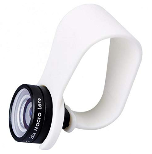 Zonfer 1pc 20x Objectif Macro Smartphones Objectif De La Caméra Mobile Téléphone Macro pour Smartphone Objectifs Macro Utilisez Uniquement 1 Cm Distance