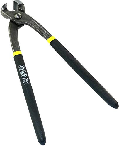 AERZETIX - C45788 - Tenaille Russe pour Fil à Ligaturer 250mm - Pince pour Sectionner le Fil de Fer pour Barres d'Armatures à Béton - DIN 5743 - Bi-Fonctionnelle - Poignée Antidérapante - en Acier