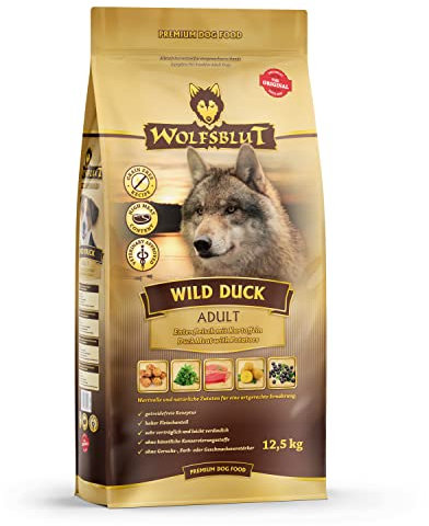 Wolfsblut - Wild Duck Adult - 12,5 kg - Ente - Trockenfutter für Hunde - Hundefutter - Getreidefrei - Hundetrockenfutter