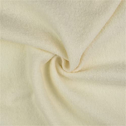 Walkloden-Walkstoff-LAURA-von Stofftreff-100% Wolle, Meterware, 0,5m, Loden, Trachtenstoffe, Wollwalk, Wollstoff (Weiss-0010)