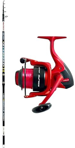 Kolpo combo pesca 1 canna + 1 mulinello + filo precaricato Ideale per surfcasting
