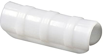 Clip per serra, clip per piante, 19/20/25 mm, clip di fissaggio per tubi, clip a tunnel in rete per serre da giardino, fattoria, confezione da 20, colore bianco, 25 mm