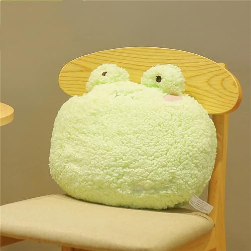 Herfair Kuschelkissen Kinder Wolkenform Tier Kissen, Plüschtier Stofftier Kuscheltier Cartoon Kissen Süß Cartoon-Tiere, Sofakissen Geschenk Dekokissen (Frosch)