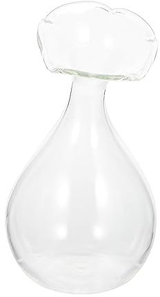 LIFKOME Tischdeko Blumenvase Aus Glas Schmale Vase Für Getrocknete Blumen Hoch Glasvase Als Ornament