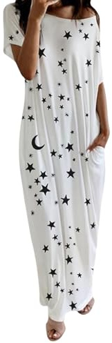 Chemise de Nuit à Manches Longues pour Femme - Robe de Nuit Sexy Grande Taille - Nuisette Avec Combinaison de Maison Inclinée - Vêtement de Détente Amusant