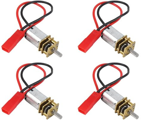 Yeihhtuk 4X per Z-E0051 Cambio Motore di Ricambio per 1/10 RC Crawler SCX10 Trx4 Mini Warn 9.5Cti Winch Z-S1571 RC Accessori E Parti