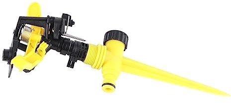 Spruzzatore D'acqua Rotante a 360 ° Irrigatore per Irrigazione da Giardino Irrigatori Circolari per Prato All'aperto