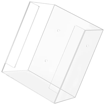 Convenient Glove Box Wall Bracket Efficient Glove Organization and Display Rack Clear Disposable Glove Dispenser