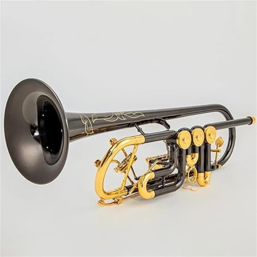Standard Trompeten Set Bb Trompete Drehventil Typ B Flache Messingtrompete Professionelle Trompetenmusikinstrumente