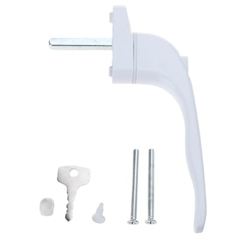 VDLLQYN, Manija de ventana universal blanca de UPVC for bloqueo con llave for doble acristalamiento ，Manillas para ventanas