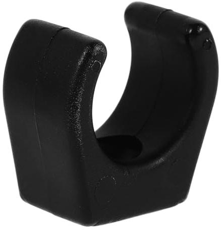 ERINGOGO Nylon Pipe Clamp for Boats Yachts Sturdy Fastener for Secure Pipe Fixation Versatile Black Nylon Clip for Industrial and Household Use Easy Installation
