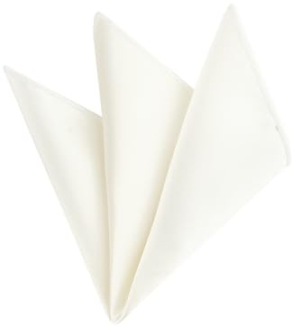 WANYING Herren Einstecktuch Einfarbig Sanft Glänzend Glatt Basic für Formal Anlässe Hochzeit Party - 23x23cm