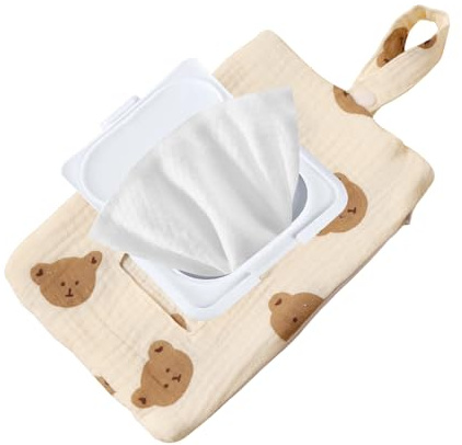Wipe Holder for Diaper Bag, Refillable Travel Pouch with Lanyard, Portable Wet Wipes Storage for Cars, Bathroom Organizer for Home, Hand Wipes for Quick Sanitizing, and Carry Travel Case