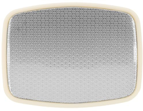 Hornhautentferner für Füße und Hände mit Edelstahl und Gummi | Fußpflegegerät für Zuhause, Ergonomisches Design, Abgestimmt Hornhautentfernung und Pediküre