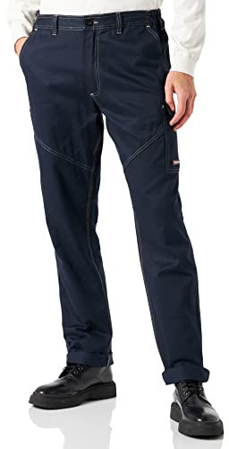 Payper - Pantalone da lavoro WORKER. Blu navy (L)