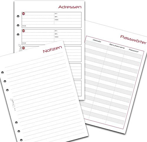 SinnWunder/Ringplaner-Notiz-Set / 50 Blatt/Din A5 / BasicSinn