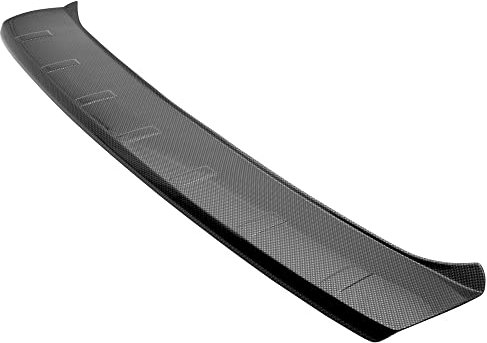 Aroba AR9163 Ladekantenschutz kompatibel mit Ford Kuga ab BJ. 6.2008-2.2013 Stoßstangenschutz passgenau mit Abkantung ABS Carbon Optik