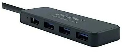 Aisens Hub Usb 3.0. Tipo A/M-4Xtipo A/H. Negro. 30Cm
