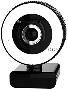 Xiaochen Cámara Web Mini Webcam USB con cámara de Video de Video Ligero Cámara de Gran Angular con Cubierta de micrófono Cámara PC portátil