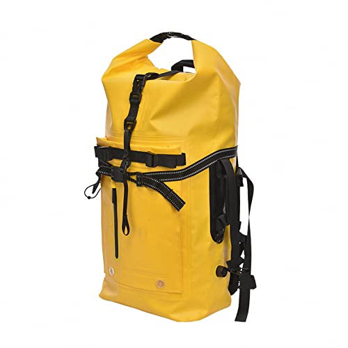 MAOTN wasserdichte PVC trockensack,35L Grosse kapazität flossen Dry Bag,tauchstrand Rucksack Schwimmen nass trocken trennen im freien packsack-Trekking,wandern,Rafting,kajak,Yellow,35L