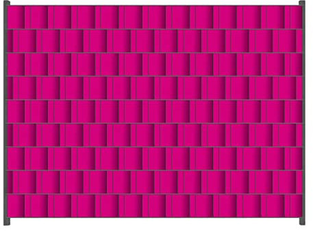 Wallario Zaun Sichtschutz Windschutz für EIN- und Doppelstabmattenzäune in der Größe Breite 2,50m x Höhe 1,80m, Motiv: Pink
