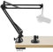 Geekria for Creators Professional Microphone Boom Arm Compatible with Audio-Technica AT2020, AT2035, Suspension Mic Stand, Adjustable Desk Mount Holder for Studio Recording, 28.7 Reach