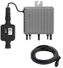 Deye Mikro Wechselrichter 800W – Wechselrichter Balkonkraftwerk + MPPT Microwechselrichter 800 Watt – IP67 wetterfest – Plug & Play Mikrowechselrichter 800W für PV Anlage & Solarstrom Einspeisung