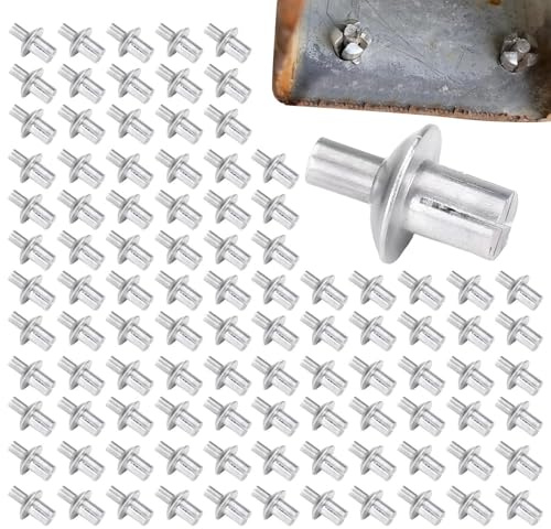 Kernziehniete, Pop-Nieten Aus Aluminium, Aluminiumblindnieten, Halbrundkopf-Kernnieten, Aluminium-Spreiznieten Vom Schlagtyp Halbrundkopf-Aluminiumkernnieten Für Präzisionsinstrumente