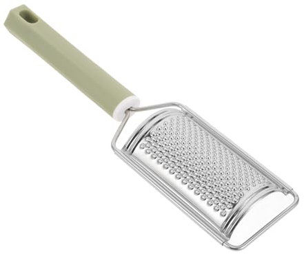 Alipis Grattugia Manuale Acciaio Inossidabile con Impugnatura Pp Affettaverdure Portatile per Aglio e Verdure Utensile Compatto per Cucina e BBQ